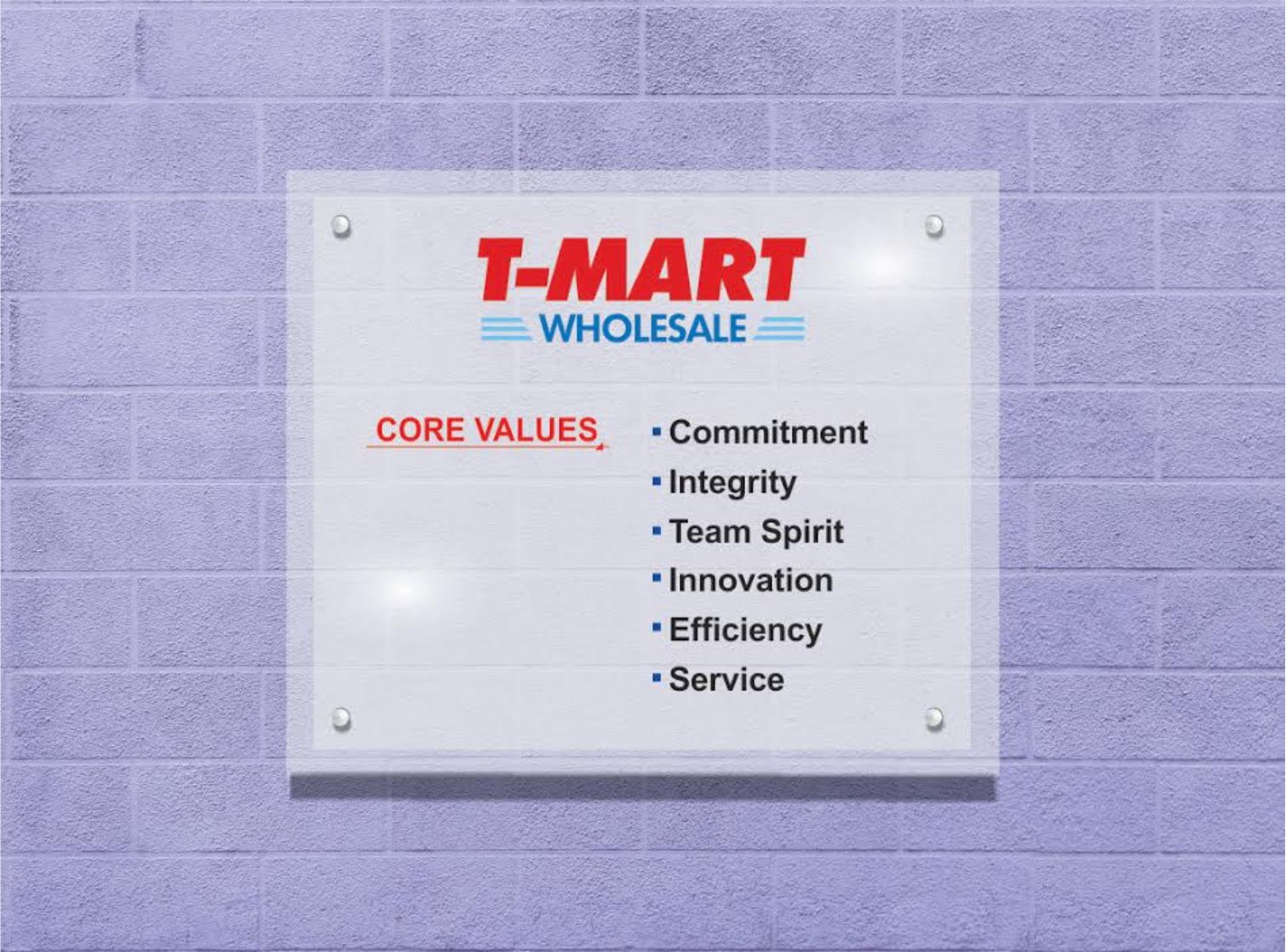 Glass signage production in Lagos