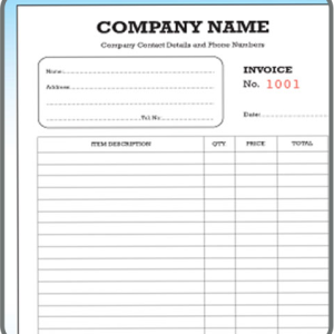 Invoice and receipt production in Lagos