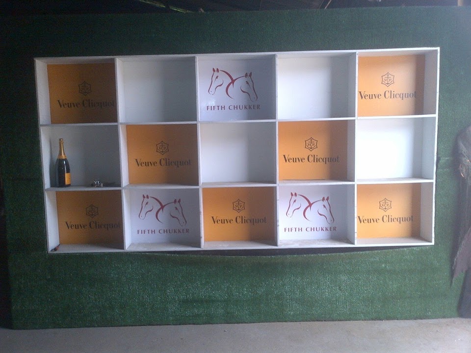 Branded point of sale shelves in Lagos