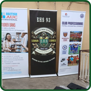 Print roll up banners in Lagos