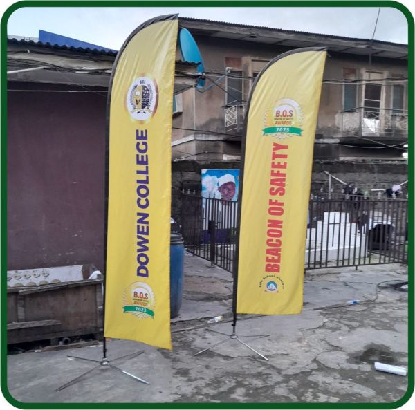 feather banners in Lagos Flying banners in Lagos